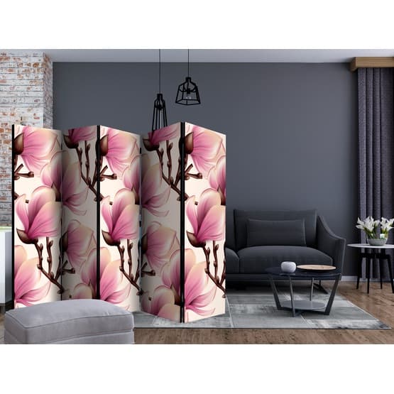 Rumsavdelare - Blooming Magnolias II - 5 Delar