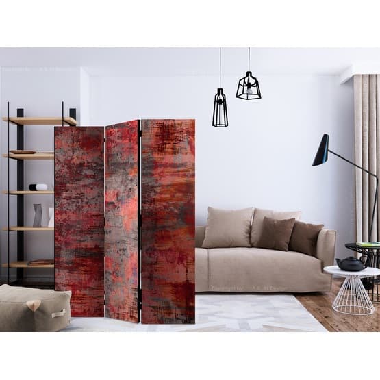 Rumsavdelare - Red Metal - 3 Delar