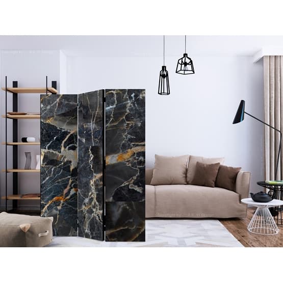 Rumsavdelare - Black Marble - 3 Delar