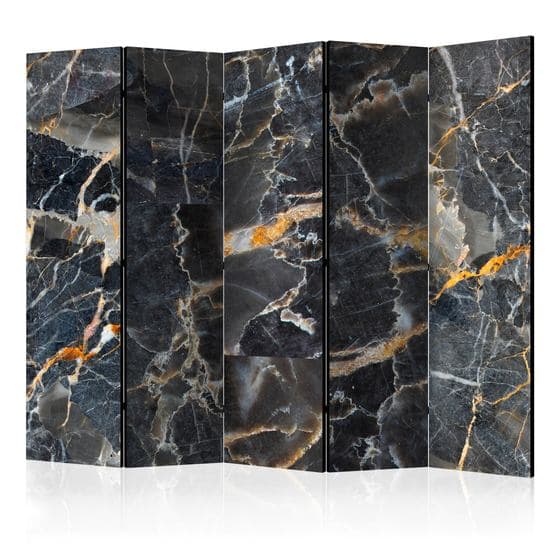 Rumsavdelare - Black Marble II - 5 Delar