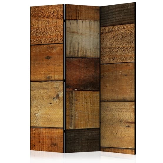 Rumsavdelare - Wooden Textures - 3 Delar