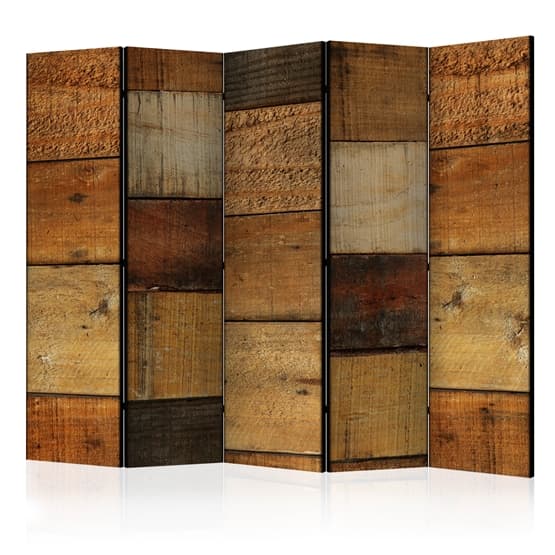 Rumsavdelare - Wooden Textures II - 5 Delar