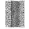 Miniatyrbild 1 av 4: Rumsavdelare - Black And White Maze - 3 Delar