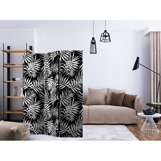 Rumsavdelare - Black And White Jungle - 3 Delar