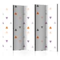 Miniatyrbild 1 av 2: Rumsavdelare - Triangles Rain II - 5 Delar