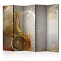 Miniatyrbild 1 av 2: Rumsavdelare - Gold Letters II - 5 Delar