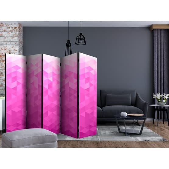 Rumsavdelare - Pink Pixel II - 5 Delar