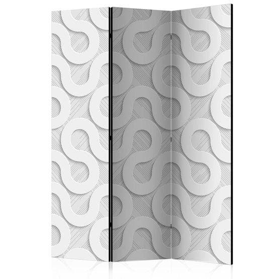 Rumsavdelare - Grey Spirals - 3 Delar