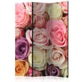 Miniatyrbild 1 av 4: Rumsavdelare - Pastel Roses - 3 Delar