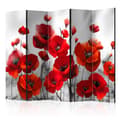 Miniatyrbild 1 av 2: Rumsavdelare - Poppies In The Moonlight II - 5 Delar