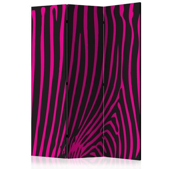 Rumsavdelare - Zebra Pattern (Violet) - 3 Delar
