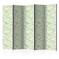Miniatyrbild 1 av 2: Rumsavdelare - Plants Stained Glass II - 5 Delar
