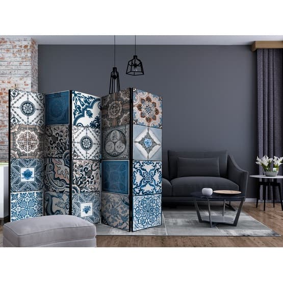 Rumsavdelare - Blue Arabesque II - 5 Delar
