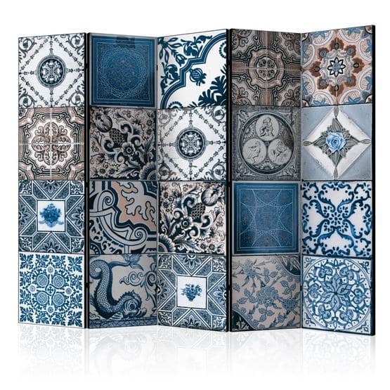 Rumsavdelare - Blue Arabesque II - 5 Delar