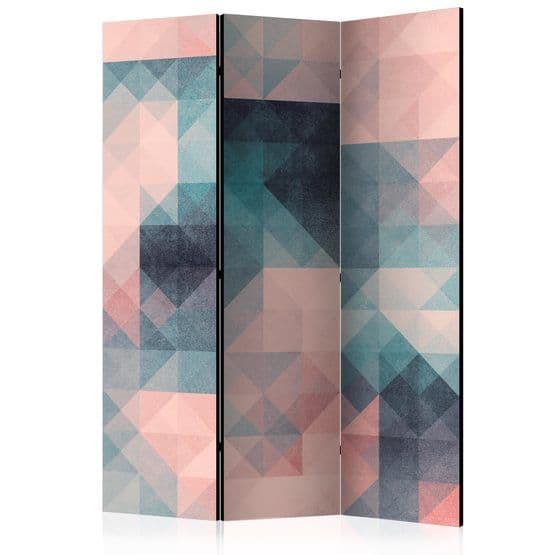 Rumsavdelare - Pixels (Green And Pink) - 3 Delar