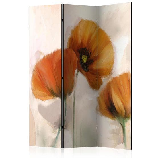 Rumsavdelare - Poppies - Vintage - 3 Delar