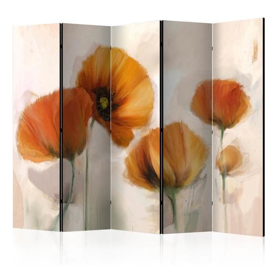 Rumsavdelare - Poppies - Vintage II - 5 Delar
