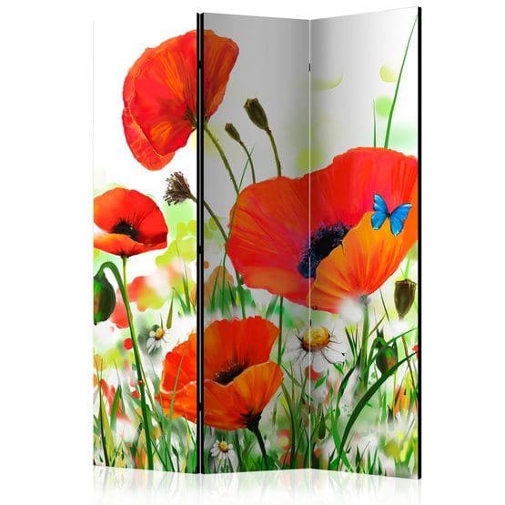 Rumsavdelare - Country Poppies - 3 Delar