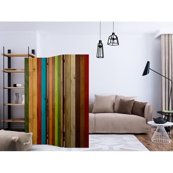 Rumsavdelare - Wooden Rainbow - 3 Delar