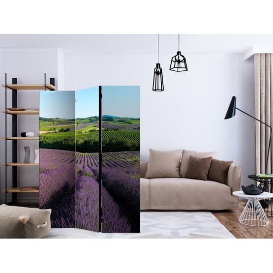 Rumsavdelare - Lavender Fields - 3 Delar