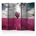 Miniatyrbild 1 av 2: Rumsavdelare - Magenta Meadow II - 5 Delar