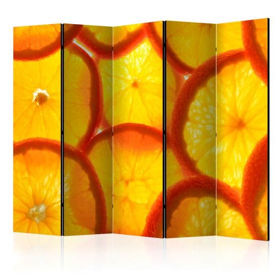 Rumsavdelare - Orange Slices II - 5 Delar
