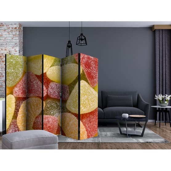 Rumsavdelare - Tasty Fruit Jellies II - 5 Delar