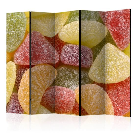Rumsavdelare - Tasty Fruit Jellies II - 5 Delar