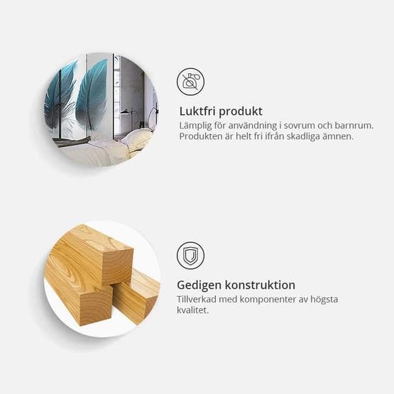 Rumsavdelare - Bamboo - Nature Zen - 3 Delar