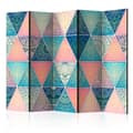 Miniatyrbild 1 av 2: Rumsavdelare - Oriental Triangles II - 5 Delar