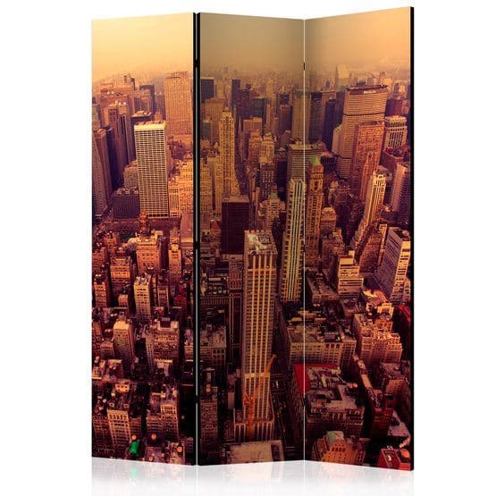 Rumsavdelare - Bird Eye View Of Manhattan, New York - 3 Delar