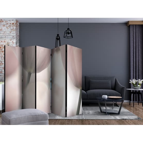 Rumsavdelare - Tulips Fine Art - Black And White II Close - 5 Delar