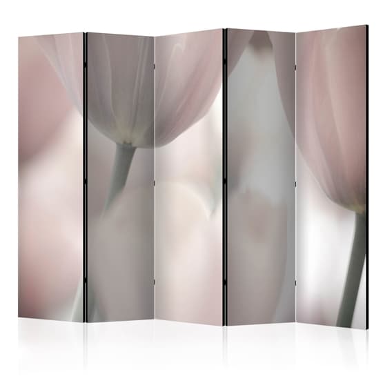 Rumsavdelare - Tulips Fine Art - Black And White II Close - 5 Delar