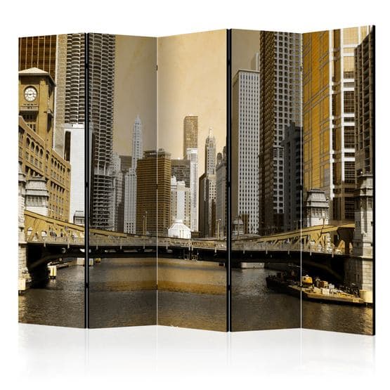 Rumsavdelare - Chicago'S Bridge (Vintage Effect) II - 5 Delar