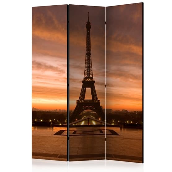 Rumsavdelare - Eiffel Tower At Dawn - 3 Delar