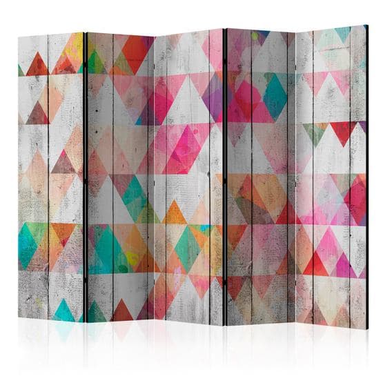 Rumsavdelare - Rainbow Triangles II - 5 Delar