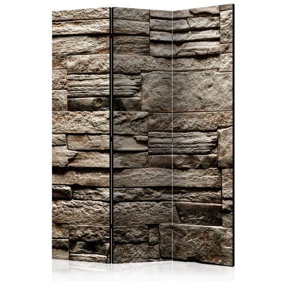 Rumsavdelare - Beautiful Brown Stone - 3 Delar