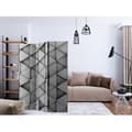Miniatyrbild 2 av 4: Rumsavdelare - Grey Triangles - 3 Delar