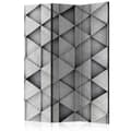 Miniatyrbild 1 av 4: Rumsavdelare - Grey Triangles - 3 Delar