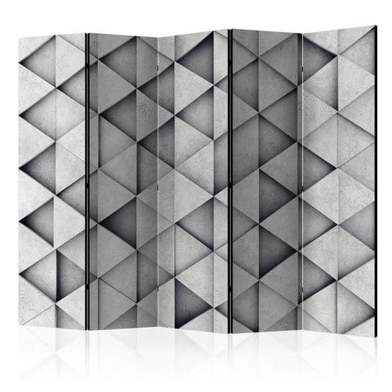 Rumsavdelare - Grey Triangles II - 5 Delar