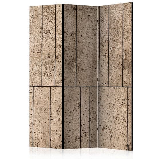 Rumsavdelare - Beige Wall - 3 Delar