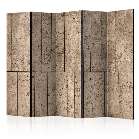 Rumsavdelare - Beige Wall II - 5 Delar