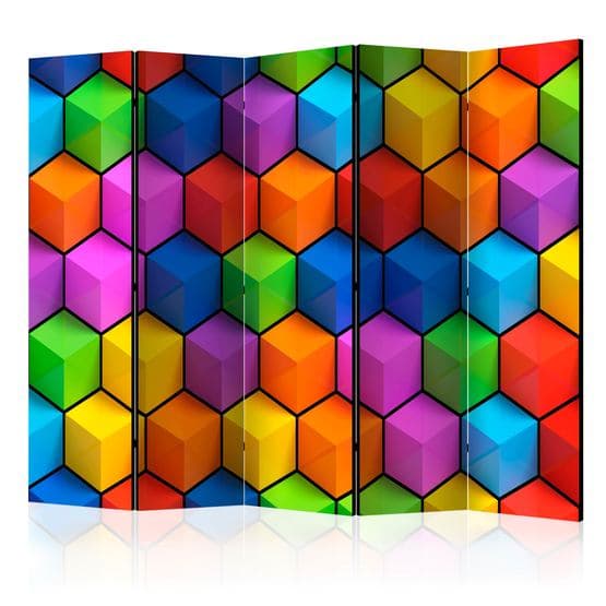 Rumsavdelare - Rainbow Geometry II - 5 Delar