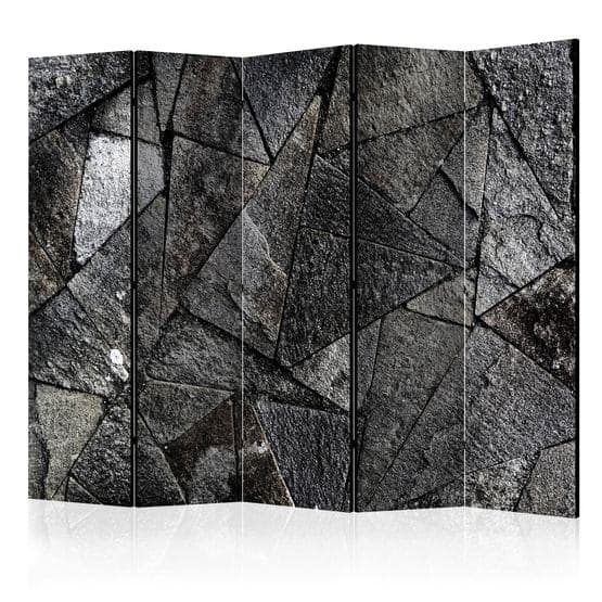 Rumsavdelare - Pavement Tiles (Grey) II - 5 Delar