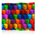 Miniatyrbild 1 av 2: Rumsavdelare - Colorful Geometric Boxes II - 5 Delar