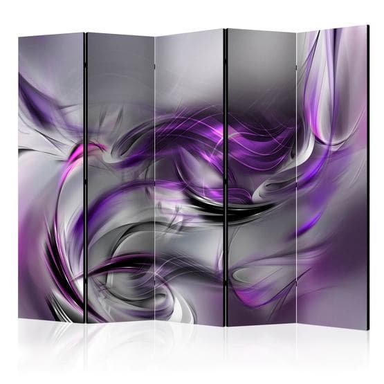 Rumsavdelare - Purple Swirls II Ii - 5 Delar