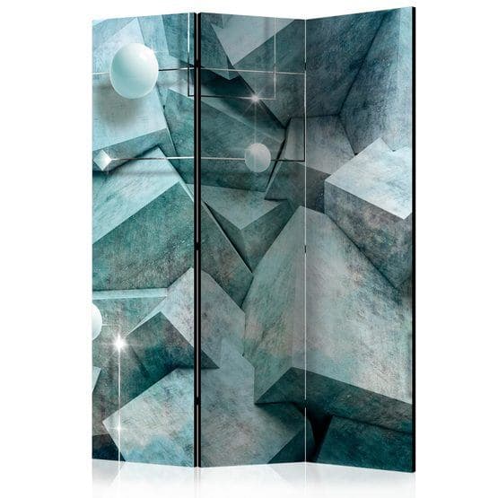 Rumsavdelare - Concrete Cubes (Green) - 3 Delar