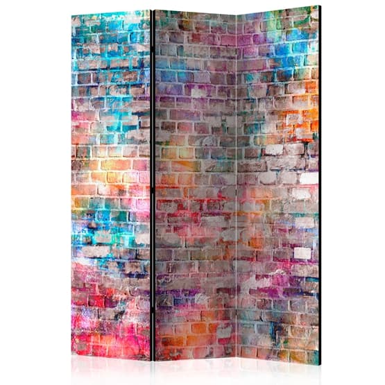 Rumsavdelare - Colourful Brick - 3 Delar