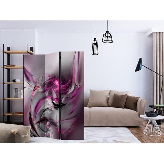 Rumsavdelare - Pink Swirls II - 3 Delar