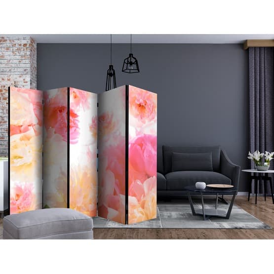 Rumsavdelare - Pastel Peonies II - 5 Delar